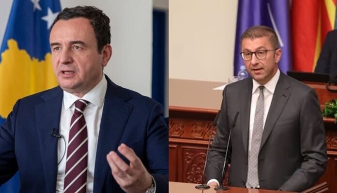 Kurti uron Mickoski: Nga rruga Prizren-Tetova deri te mbrojtja dhe siguria, pres me padurim të punoj me ju