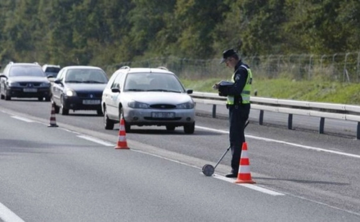 Regjim i posaçëm në autostradën Shkup – Kumanovë afër Milladinovcit