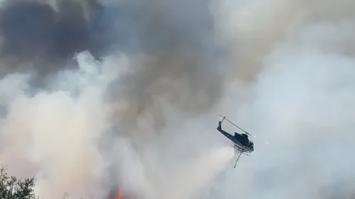 (VIDEO) Një helikopter i ushtrisë do të përfshihet në shuarjen e zjarrit në Negotinsko