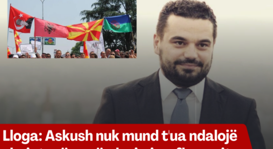 Lloga: Askush nuk mund t’ua ndalojë shqiptarëve përdorimin e flamurit