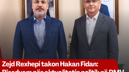 Zejd Rexhepi takon Hakan Fidan: Biseduam për aktualitetin politik në RMV