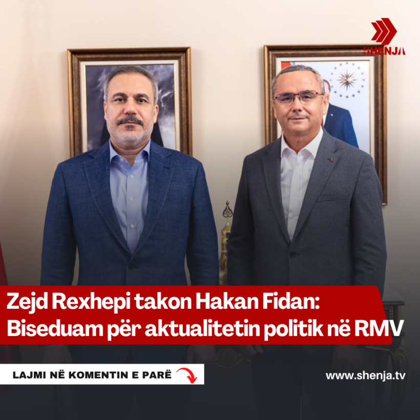 Zejd Rexhepi takon Hakan Fidan: Biseduam për aktualitetin politik në RMV