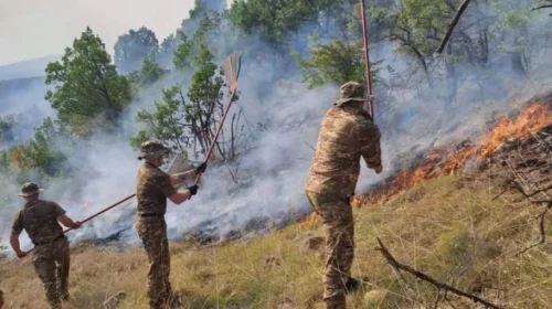 Jançev: Në territorin ku kanë rënë zjarret nuk ka dëme materiale e as pasoja për shtëpitë dhe familjet e qytetarëve