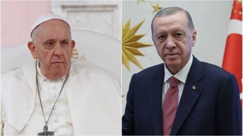 Erdoğan telefonatë me Papa Françeskun: Izraeli kërcënim për njerëzimin