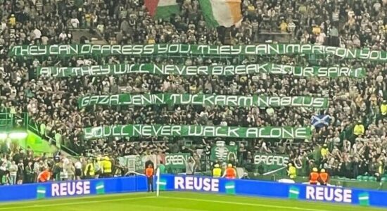 UEFA i ndëshkon gjithmonë, por tifozët e Celtic vazhdojnë përkrahjen për Palestinën: Një mesazh i ri në ndeshjen e Ligës së Kampionëve