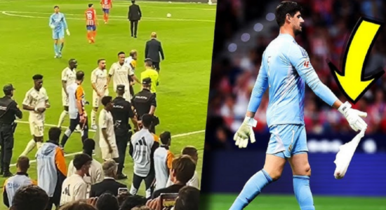 ‘Vdekje Courtois’ dhe më pas kaos total, ja si u ndërpre për 16 minuta derbi i Madridit