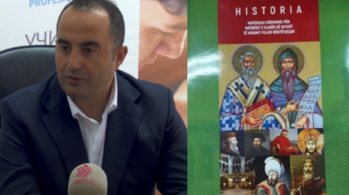 Shaqiri për librin e historisë: A jeni dakord që fëmija juaj të fillojë nesër mësimin me këtë kopertinë