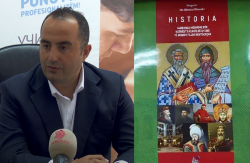 Shaqiri për librin e historisë: A jeni dakord që fëmija juaj të fillojë nesër mësimin me këtë kopertinë