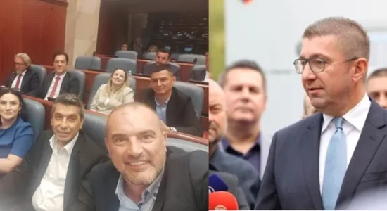 (VIDEO) Ligji i “Branitellëve” përçan koalicionin, Mickoski i thotë udha e mbarë Snopçes