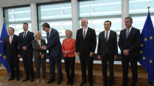 (VIDEO) Presidentja e KE: Gjithë gjashtë vendet e ballkanit perëndimor i përkasin Europës