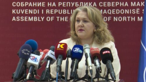 (VIDEO) Deputetja e LSDM-së: VMRO le ta obligojë Gashin ta zbatojë rregulloren për “Branitellat”