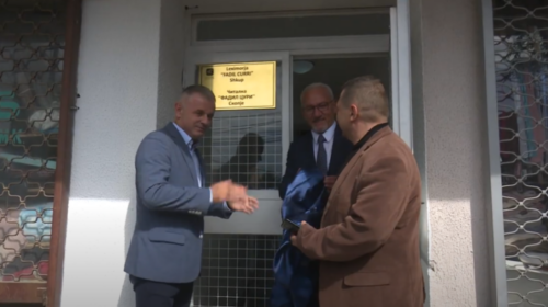 (VIDEO) Leximorja e Çairit merr emrin e shkrimtarit Fadil Curri