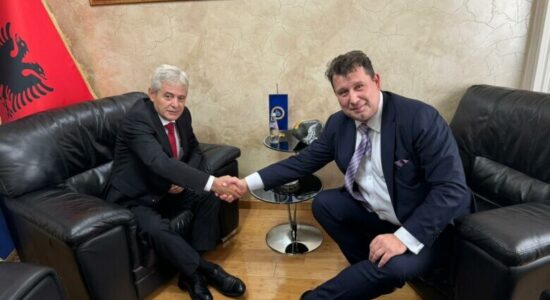 Ali Ahmeti pret ambasadorin bullgar Radukov: Të zbatohet korniza negociuese me BE-në