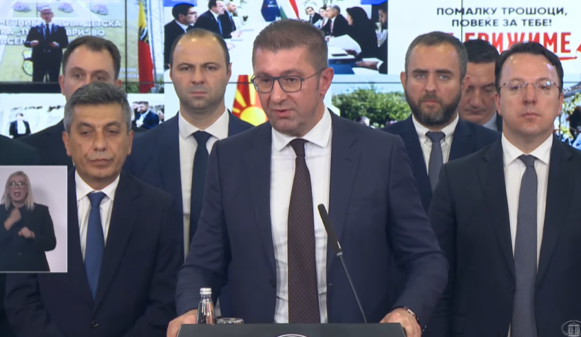 Mickoski: Do të negociojmë për anëtarësim në BE, por nuk do të lejojë të nënçmohemi