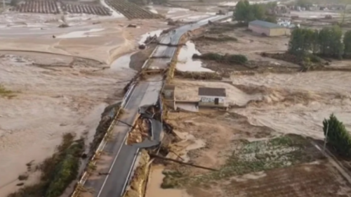 Pamje apokaliptike nga Spanja, uji merr para çdo gjë! Ja si duket Valencia (VIDEO)