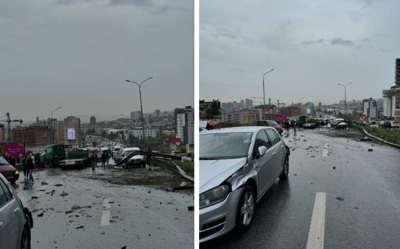 Aksidenti i rëndë në Veternik: 1 kamion dhe 11 vetura të përfshira