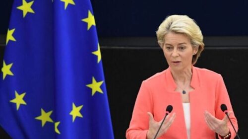 Von der Leyen viziton Shkupin, do të takohet me Siljanovskën dhe Mickoskin