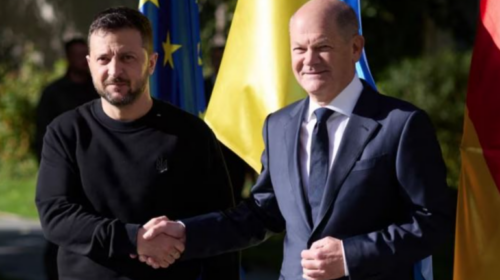 Scholz njofton mbështetje shtesë ushtarake për Kievin gjatë vizitës së Zelenskyt