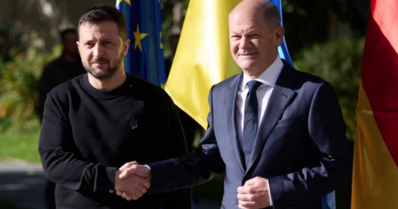 Scholz njofton mbështetje shtesë ushtarake për Kievin gjatë vizitës së Zelenskyt