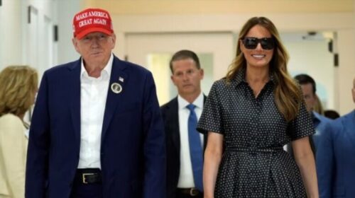 Trump hedh votën pranë shtëpisë së tij në Florida, thotë se po ia dalin shumë mirë