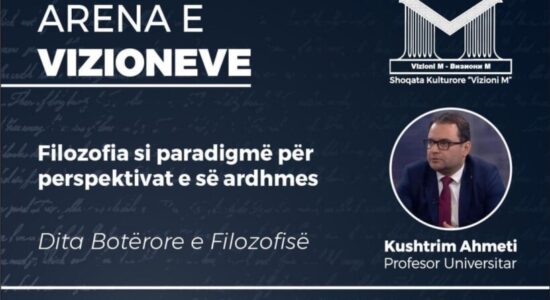 Nesër në “Arenën e Vizioneve” në Tetovë do të flet Kushtrim Ahmeti