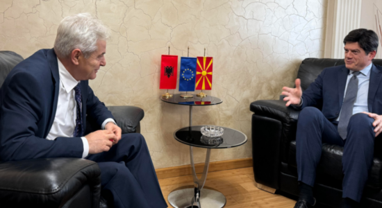 Ali Ahmeti takon ambasadorin europian Rokas: Bashkimi Europian është alternativa jonë e vetme