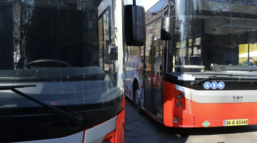 BE i dhuroi gjashtë autobusë ekologjikë qytetit të Shkupit
