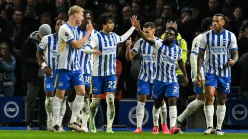 Situatë e çuditshme: Brighton kaloi Man Cityn në tabelë për shkak të alfabetit