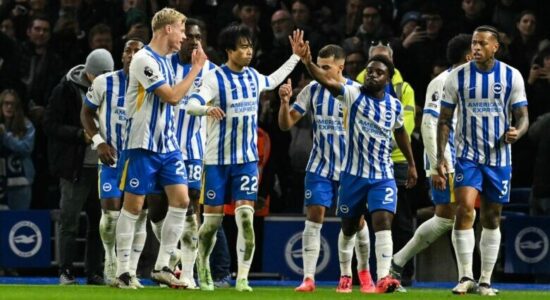 Situatë e çuditshme: Brighton kaloi Man Cityn në tabelë për shkak të alfabetit