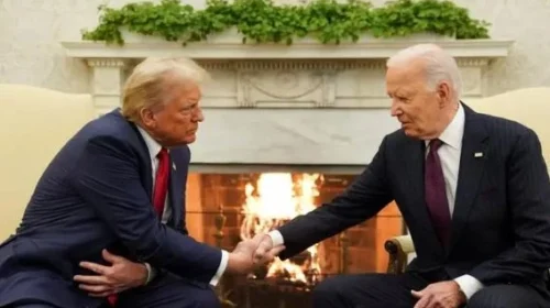 Trump dhe Biden diskutuan për sigurinë kombëtare dhe politikën e brendshme