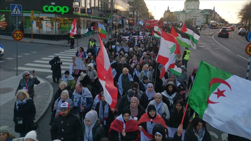 Stockholm, qindra qytetarë në prot’estë kundër sul’meve izra’elite në Ga’za, Lib’an dhe Iran