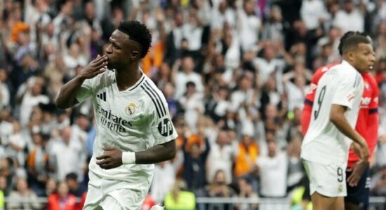 Real Madridi fiton me ‘poker’ golash ndaj Osasunës – shkëlqen Vinicius me het-trik