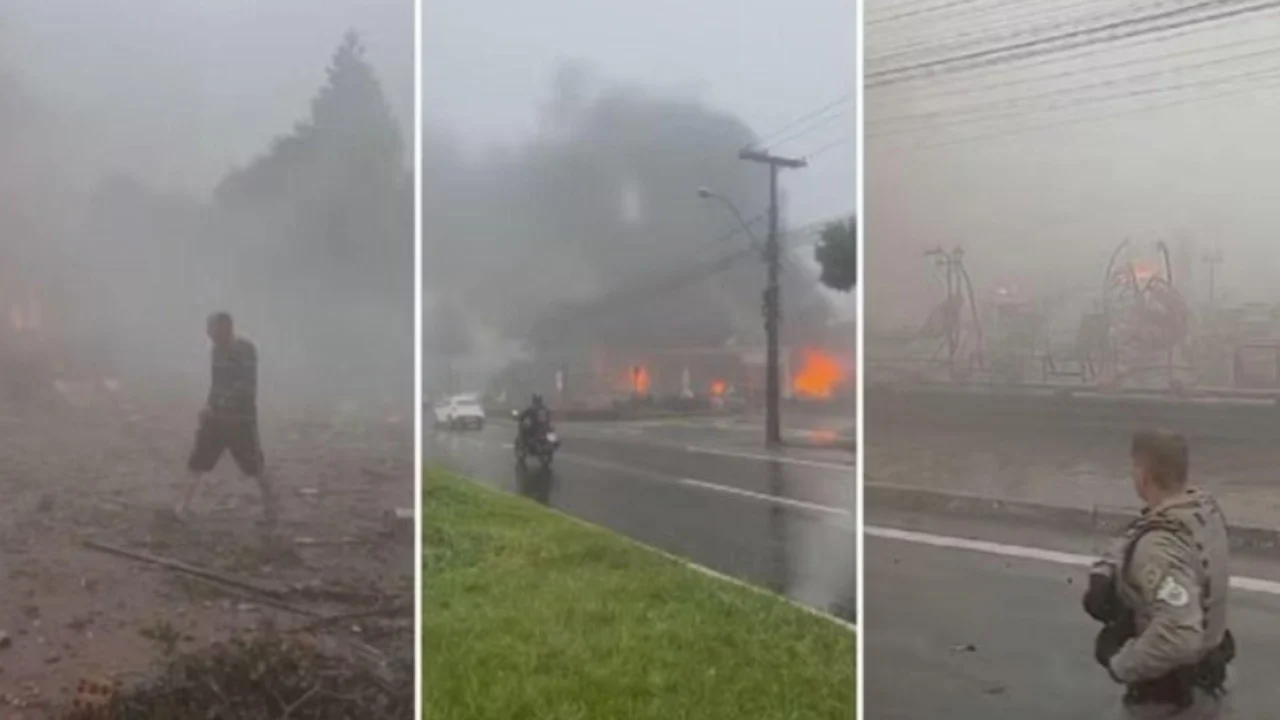 Aeroplani bie në qendër të qytetit në Brazil, humbin jetën 10 personat që ishin në bord