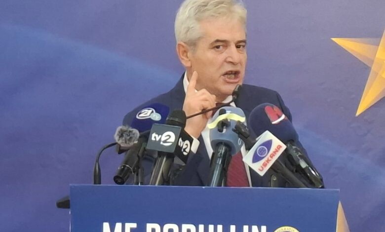 Ahmeti: Nuk lejoj të preket shqipja, sepse është larë me gjak