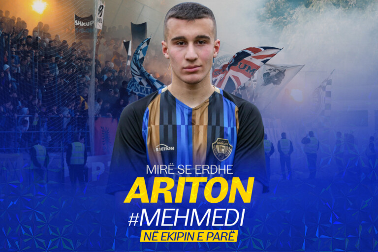 FC Shkupi firmos kontratë profesionale me Ariton Mehmedin