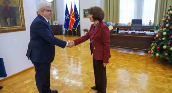 Presidentja Siljanovska -Davkova takohet me nënkryetarin e TIKA, Dr. Mahmut Çevik