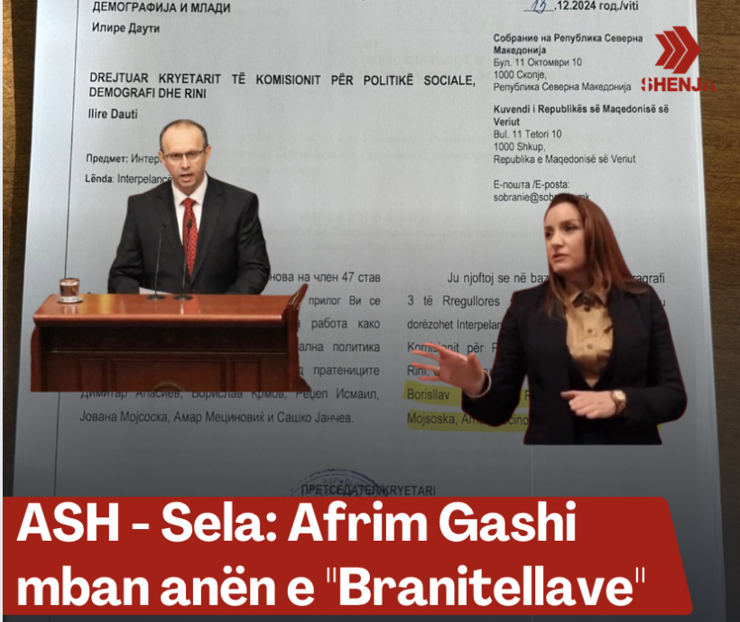 ASH – Sela: Afrim Gashi mban anën e “Branitellave”