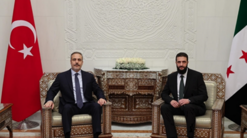 Shefi i diplomacisë turke takon liderin e administratës së re siriane
