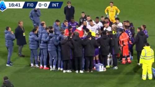 Momente paniku në Seria A, futbollisti humb ndjenjat në Fiorentina-Inter