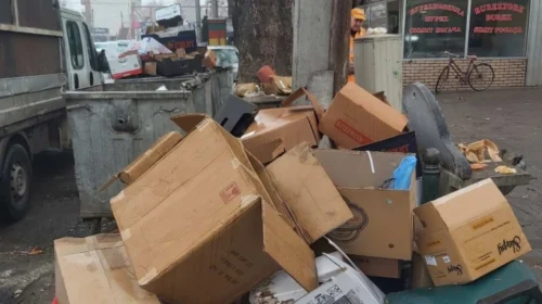 Nga NP Higjiena komunale janë ngritur 45 metra kub mbetje të hedhura në mënyrë të paligjshme nga paktetimi i kartonit në komunat Kisella Vodë, Qendër dhe Çair