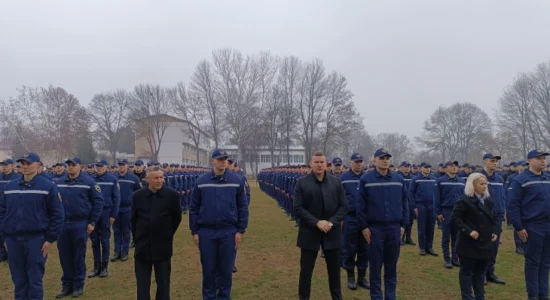 (VIDEO) 497 policë të rinj sot iu bashkuan radhëve të forcave të ruajtjes së rendit