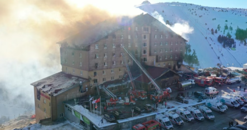 Arrin në 66 numri i të vdekurve nga zjarri në një hotel në Turqi