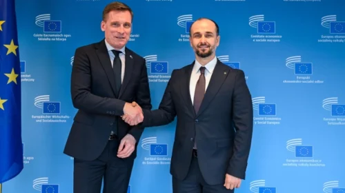 Takim i ministrit Murtezani me Oliver Ropke, kryetar i KESE-s