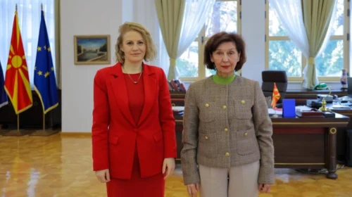 Takim i Siljanovska – Davkovës me drejtoreshën e Komisionit për marrëdhënie me bashkësitë fetare dhe grupet religjioze, Trajkovska