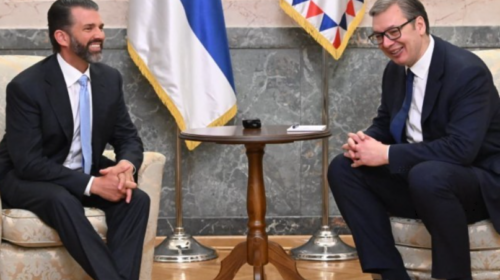 Vuçiq takohet me djalin e Trampit, mësohet se çfarë kanë biseduar!