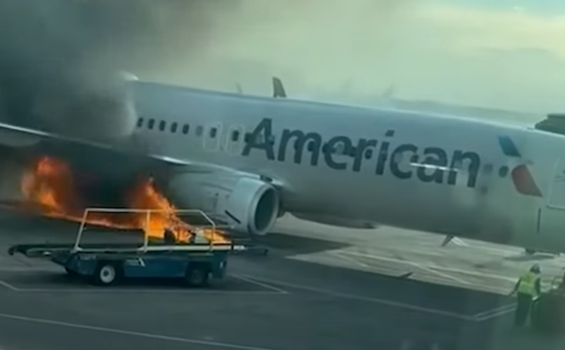 Merr flakë aeroplani i American Airlines, detyrohet të bëjë ulje emergjente – publikohen pamjet