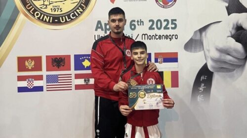 Ron Bilalli kampion në Ulqin – një yll i ri i karatesë po rritet në Tetovë