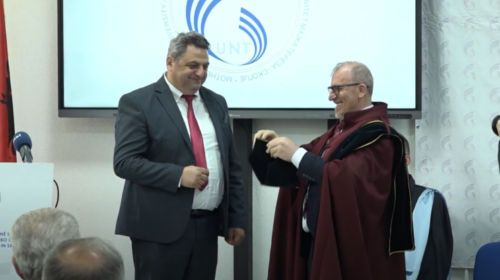 (VIDEO) Bekim Fetai betohet si rektor i ri në universitetin “Nëna Tereza”
