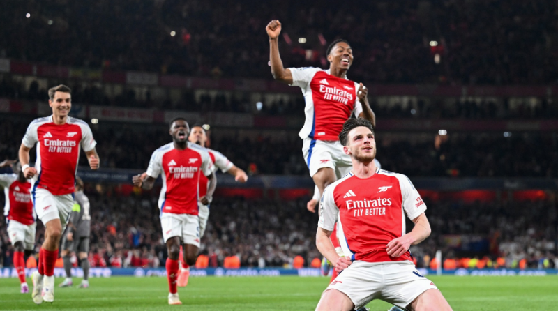 Arsenali turpëron Realin, Interi mposht Bayernin