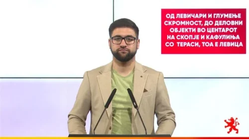 Manasievski: Apasiev nga biçikleta u bë manjat i pasurive në qendër të Shkupit